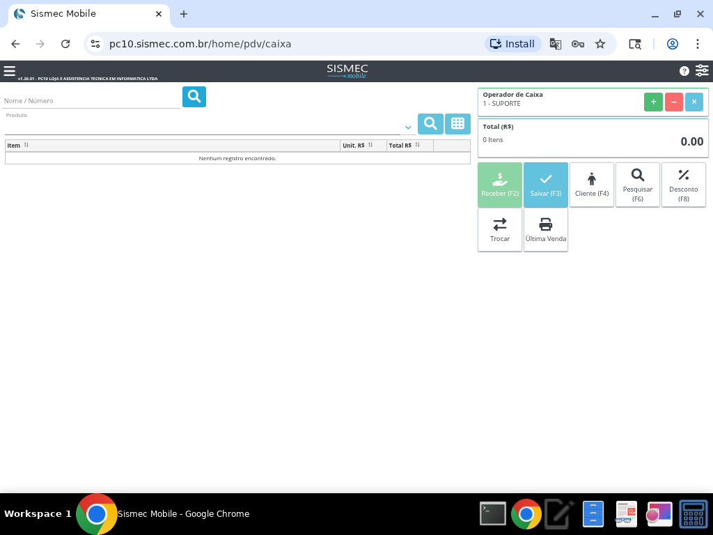 Frente de Caixa (PDV)